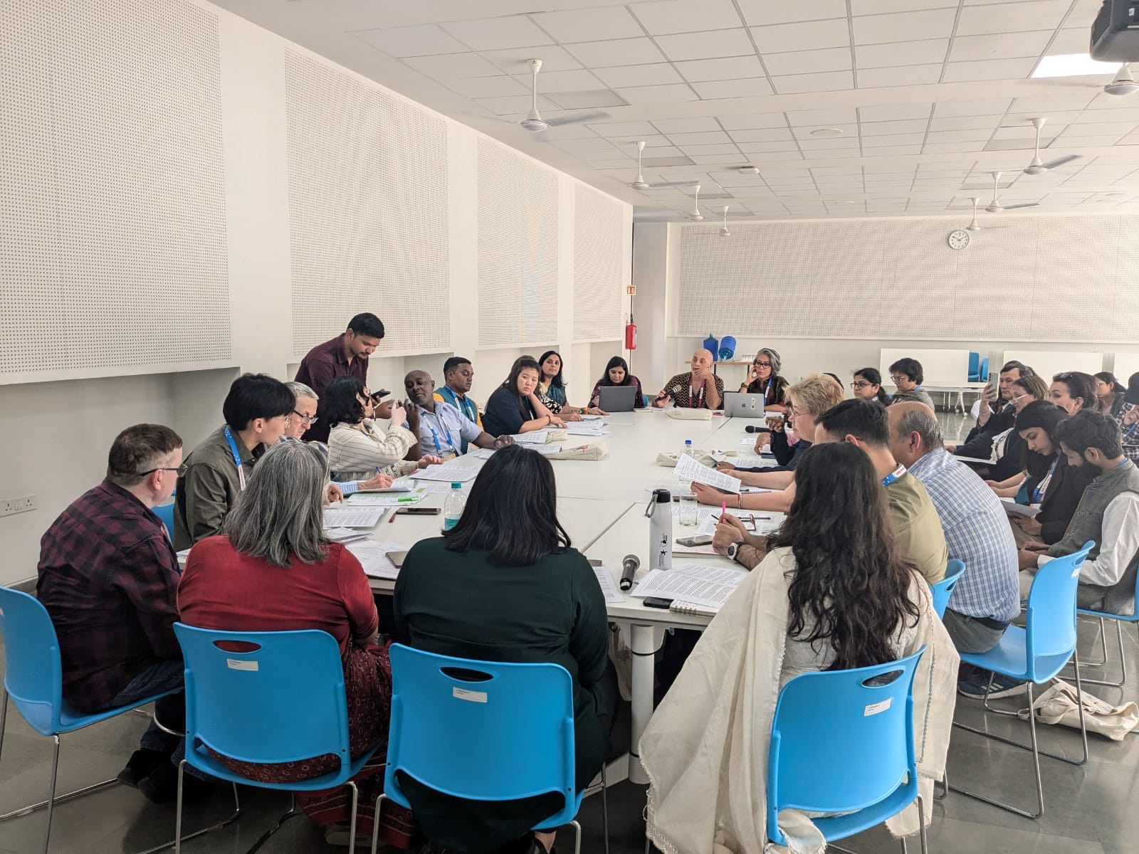 Collaborative meeting in a conference room