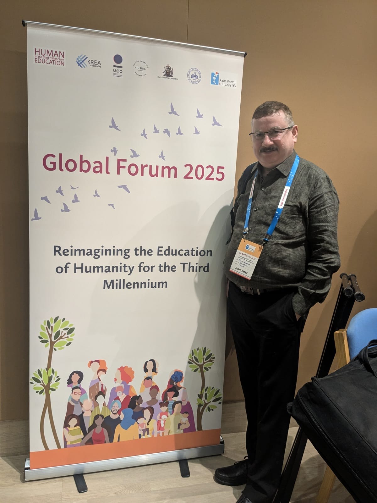 Banner for a global forum event