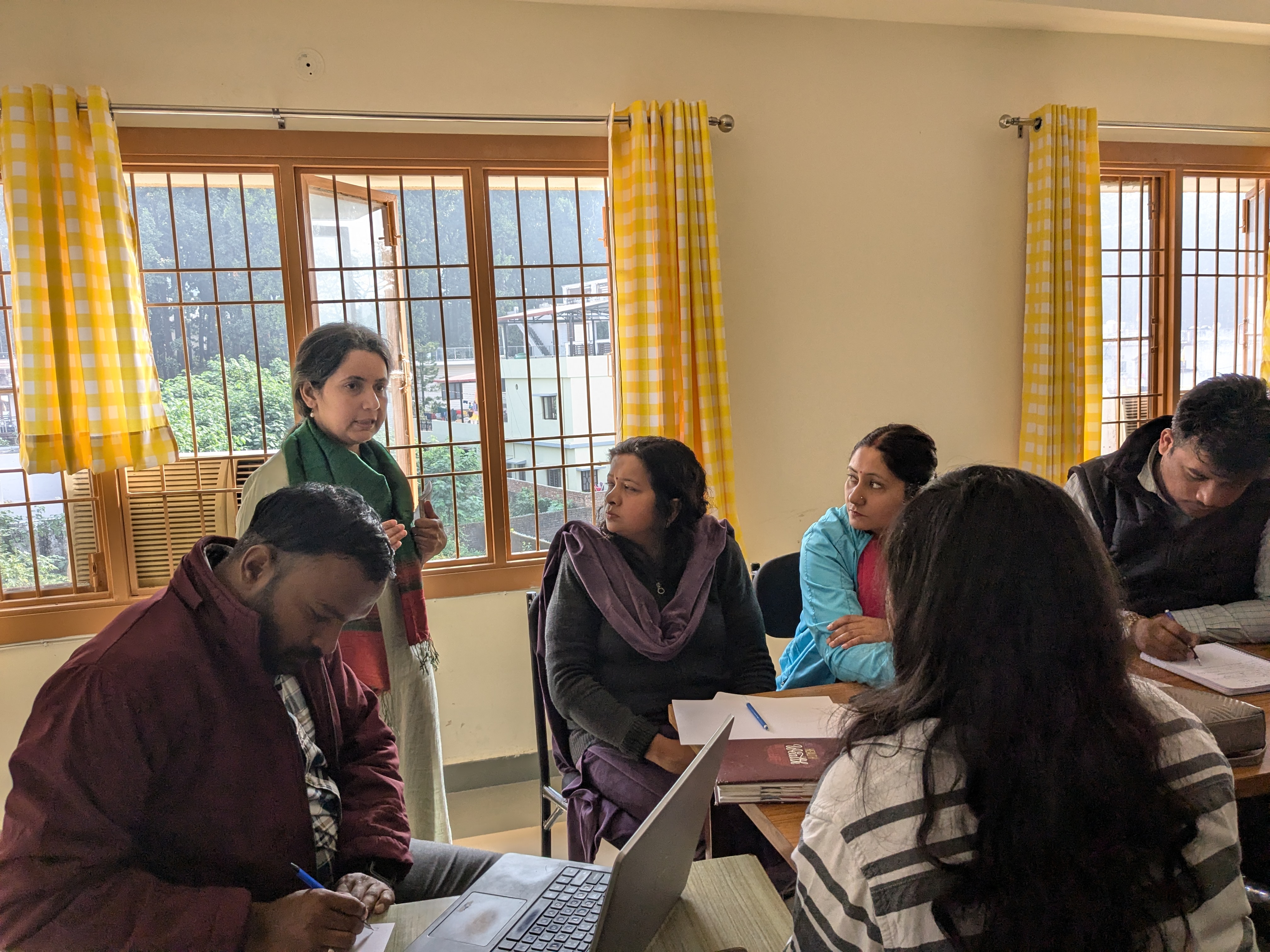Workshop session in progress